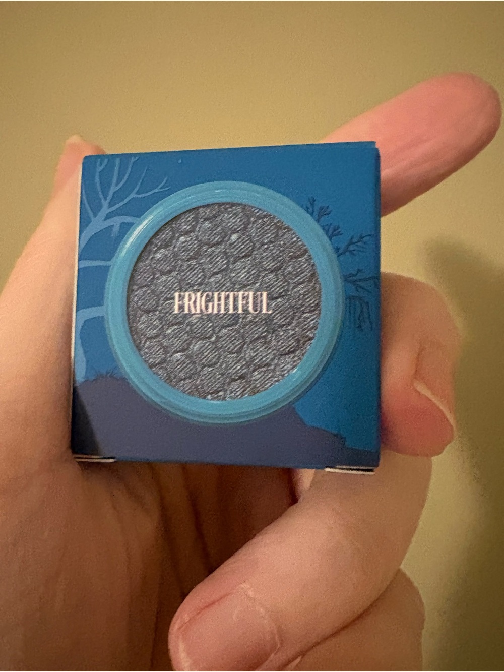 Haunted Mansion Colourpop Frightful Deep Blue Eyeshadow